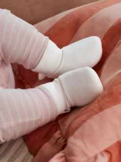 Next Baby Bootie Shoes (0-18mths) White Sale
