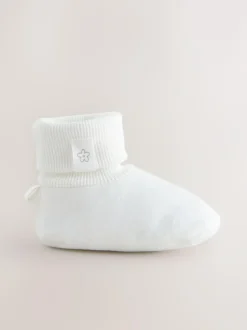 Next Baby Bootie Shoes (0-18mths) White Sale