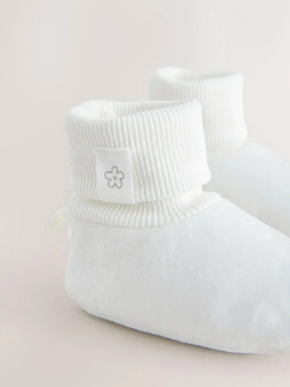 Next Baby Bootie Shoes (0-18mths) White Sale