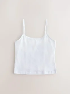 Next Built in Shelf Cami Vest (9-16yrs) (9-16yrs) White Sale