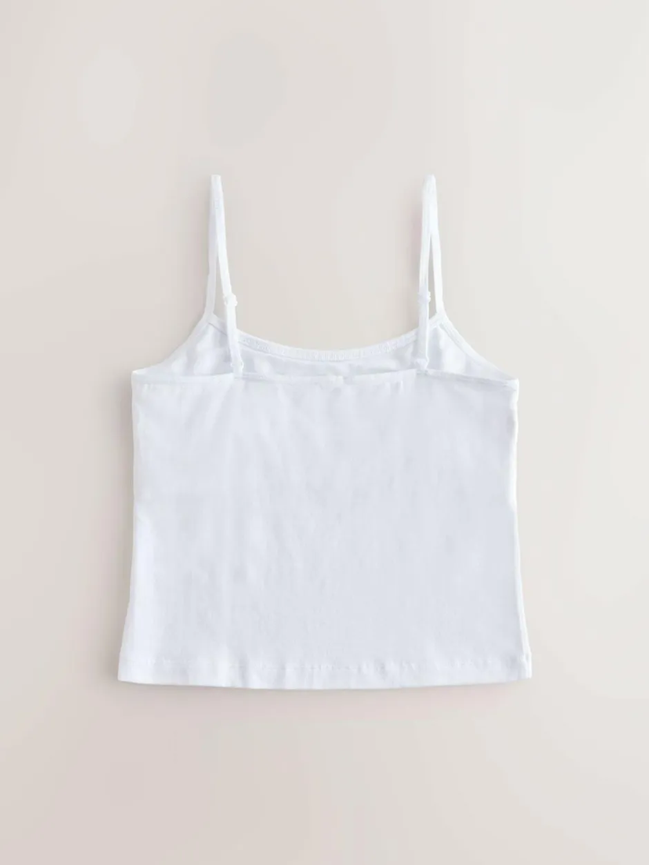 Next Built in Shelf Cami Vest (9-16yrs) (9-16yrs) White Sale
