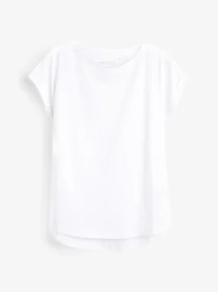 Next White Cap Sleeve T-Shirt Discount