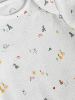 Next White Character 7 Pack Baby Short Sleeve Bodysuits Discount