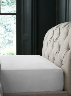 Next Collection Luxe 1000 Thread Count Sateen Extra Deep Fitted Sheet White Best