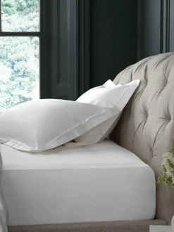 Next Collection Luxe 1000 Thread Count Sateen Extra Deep Fitted Sheet White Best