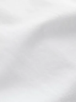 Next Cotton Linen Blend Long Sleeve Shirt White Discount