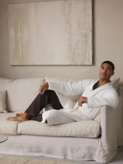 Next White Cotton Towelling Dressing Gown Best