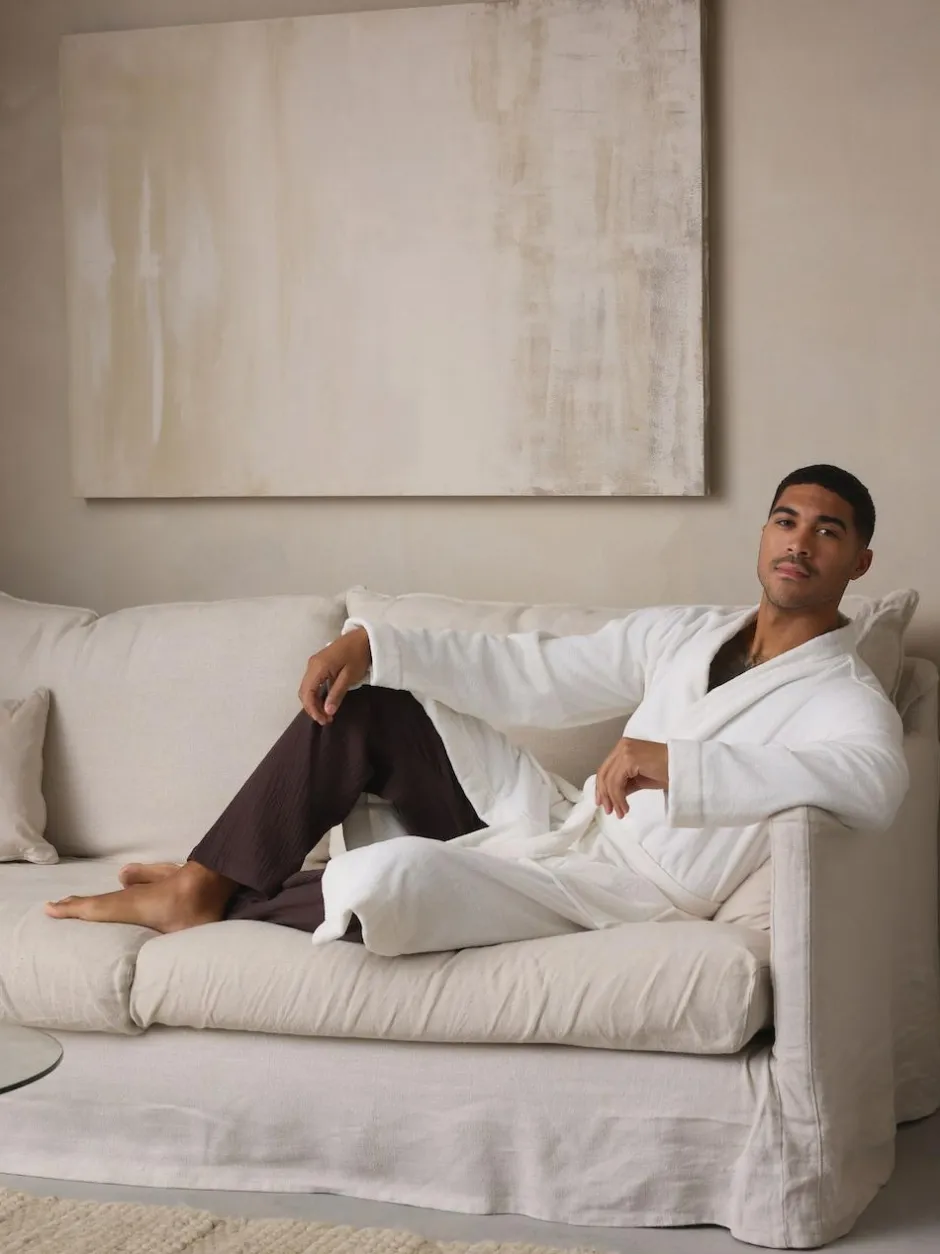 Next White Cotton Towelling Dressing Gown Best