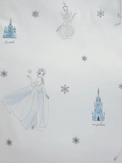 Next White Disney Frozen 100% Cotton Duvet Cover and Pillowcase Set Discount