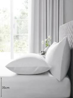 Next Easy Care Polycotton Deep Fitted Sheet White Outlet