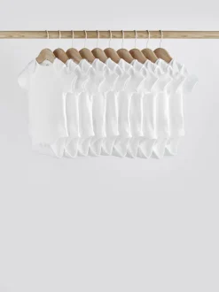 Next White Essential 10 Pack Short Sleeve Bodysuits Best