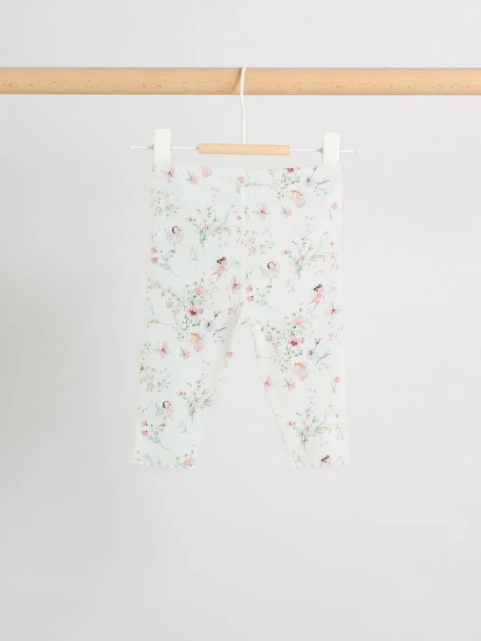 Next White Fairy Long Sleeve Frill Top And Leggings Baby 2 Piece Set (0mths-2yrs) New
