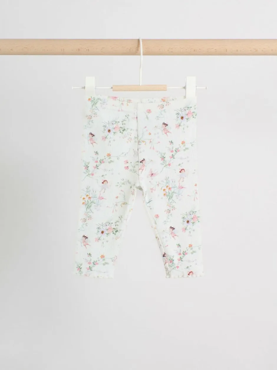 Next White Fairy Long Sleeve Frill Top And Leggings Baby 2 Piece Set (0mths-2yrs) New