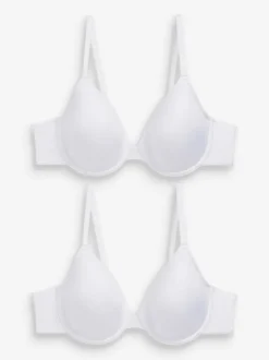 Next White Full Cup A-E Smoothing Ultimate Comfort Bras 2 Pack Online