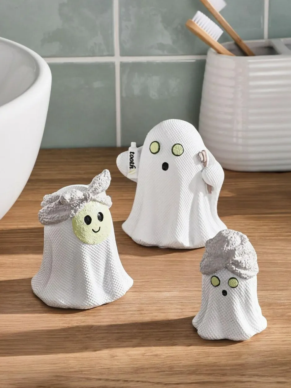 Next White Ghost Set of 3 Ornament