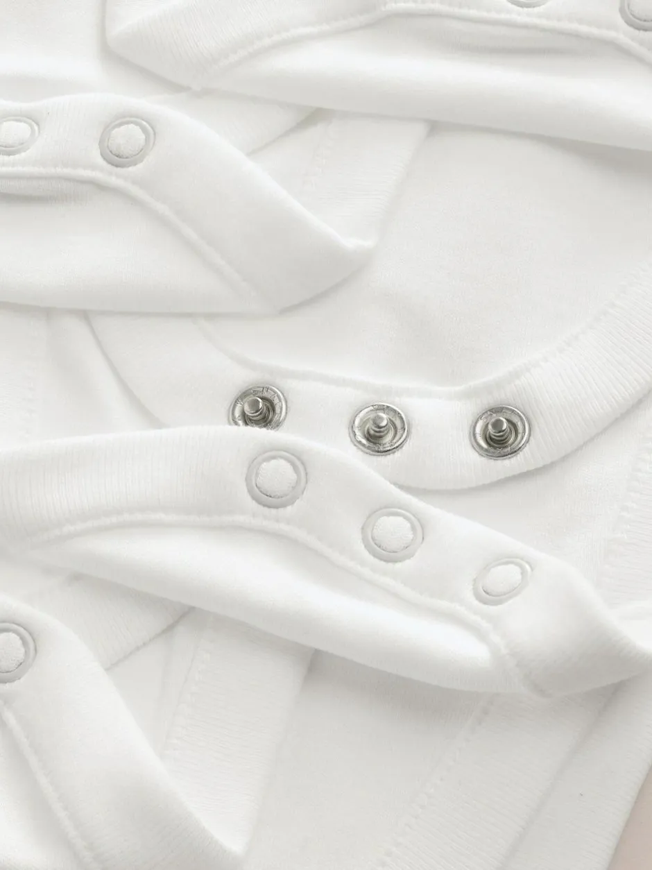 Next White Hip Dysplasia Baby Long Sleeve Bodysuits 5 Pack Online