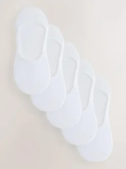 Next Invisible Socks 5 Pack White Online