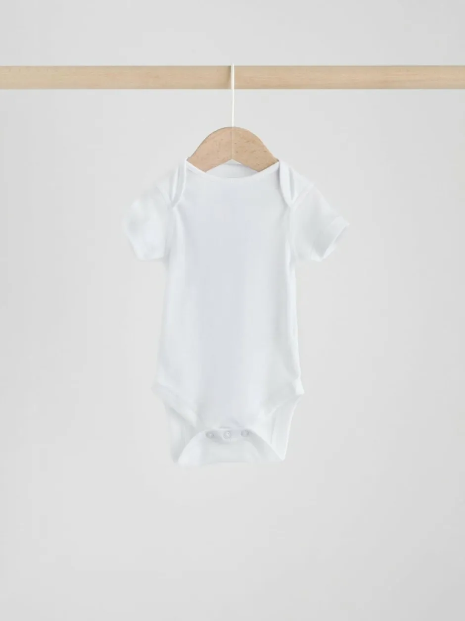 Next White Kind To Skin Baby Bodysuits 3 Pack Discount
