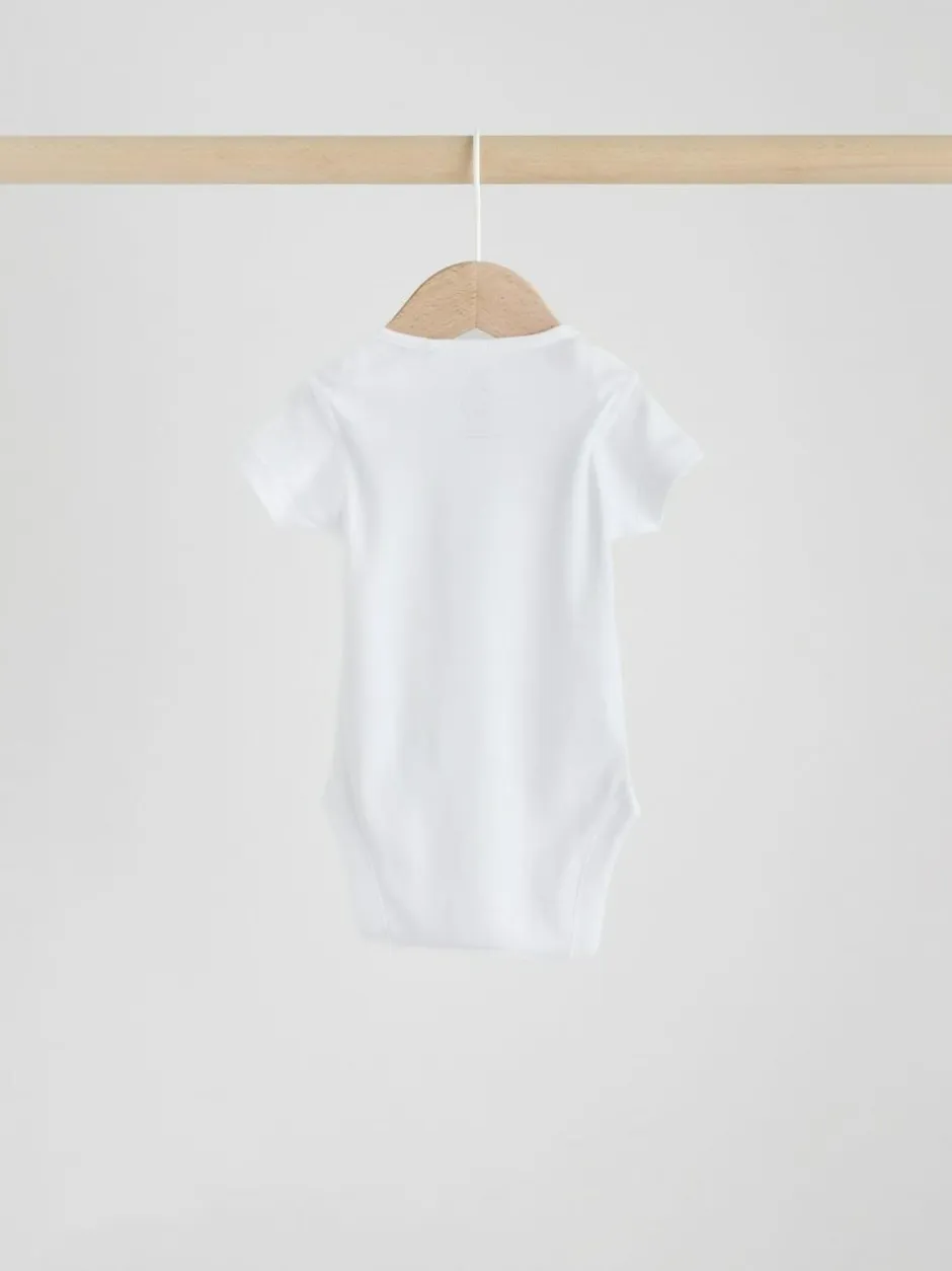 Next White Kind To Skin Baby Bodysuits 3 Pack Discount
