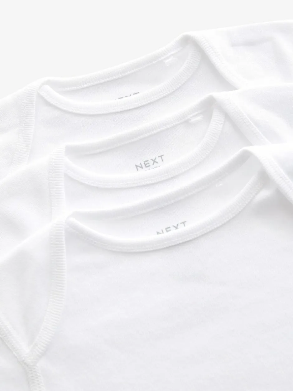 Next White Kind To Skin Baby Bodysuits 3 Pack Discount