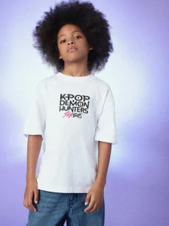 Next KPOP Demon Hunters T-Shirt (6-16yrs) White Sale