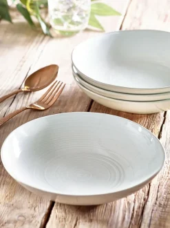Next Kya Dinnerware Set of 4 Pasta Bowls White Online