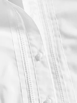 Next White Long Sleeve Lace Trim School Blouse (3-14yrs) Outlet