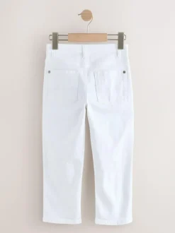 Next White Loose Fit Stretch Jeans (3-17yrs) Hot