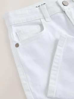 Next White Loose Fit Stretch Jeans (3-17yrs) Hot
