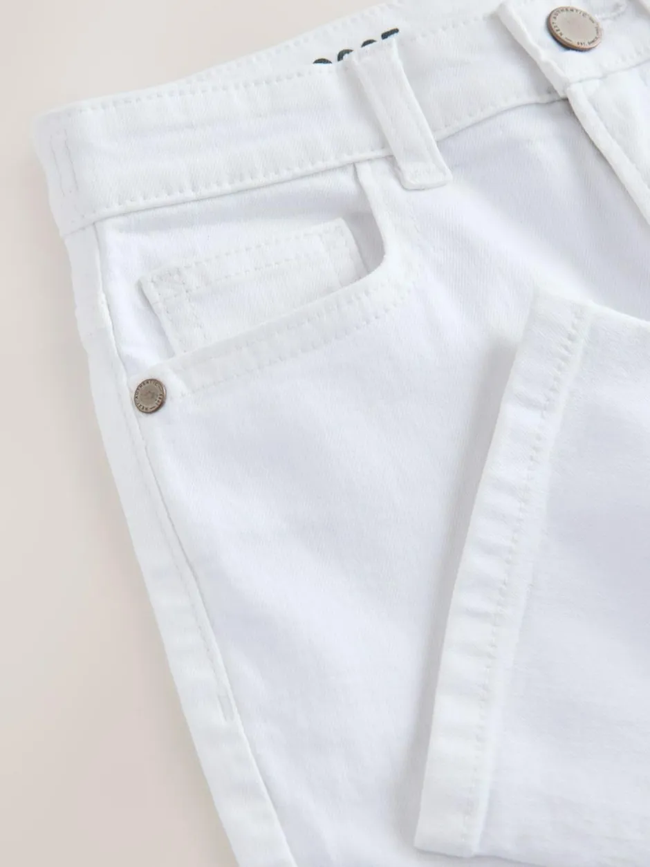 Next White Loose Fit Stretch Jeans (3-17yrs) Hot