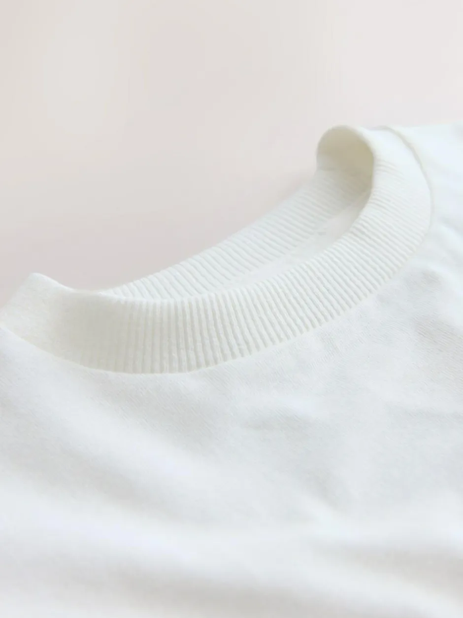 Next Short Sleeve Valentines T-Shirt (3mths-7yrs) White Love Hot