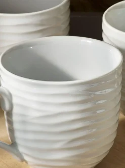 Next White Malvern Set of 4 Mugs Online