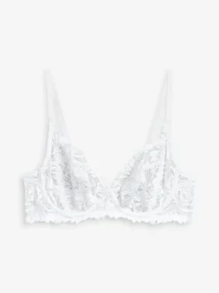 Next Non Pad Full Cup Lace Ultimate Comfort Bra White Clearance