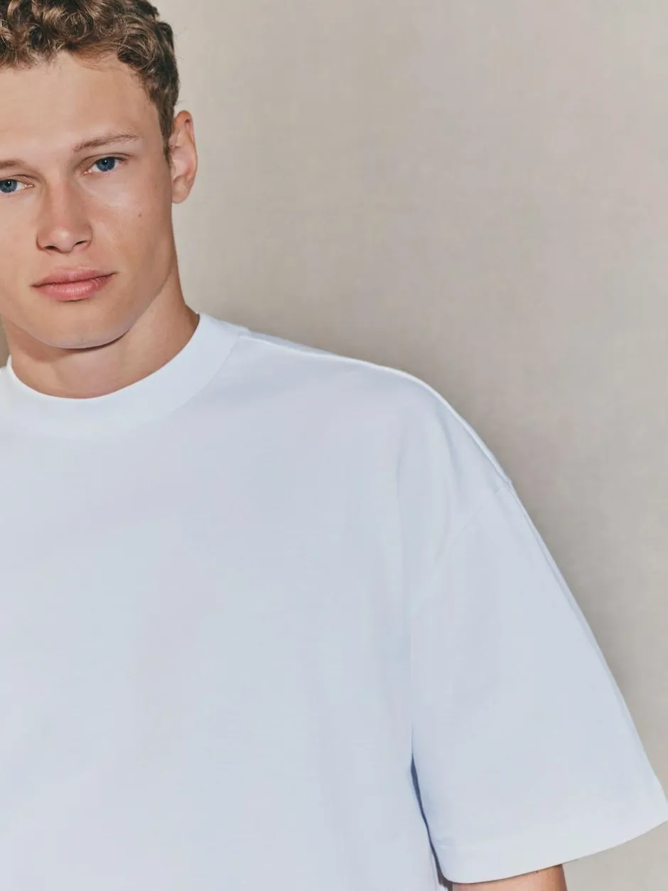 Next Oversized Fit EDIT Heavyweight T-Shirt White