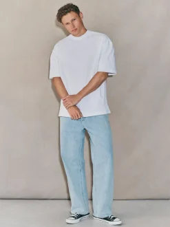 Next Oversized Fit EDIT Heavyweight T-Shirt White