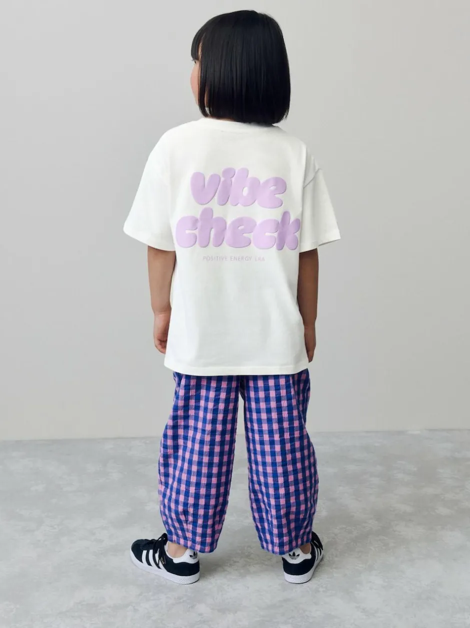 Next White Oversized Graphic Print T-Shirt (3-16yrs) Discount