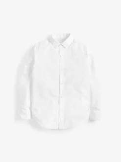Next White Plain Single Oxford Shirt (3-16yrs) Discount