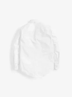 Next White Plain Single Oxford Shirt (3-16yrs) Discount