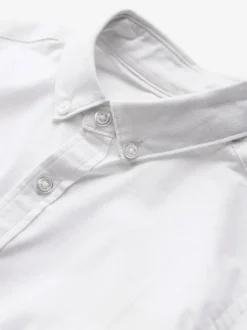 Next White Plain Single Oxford Shirt (3-16yrs) Discount