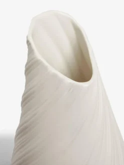 Next White Pleated Ceramic Extra Large Vase