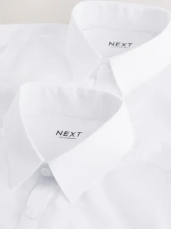 Next White Regular Fit Extra Long Sleeve School Shirt (10-17yrs) Hot