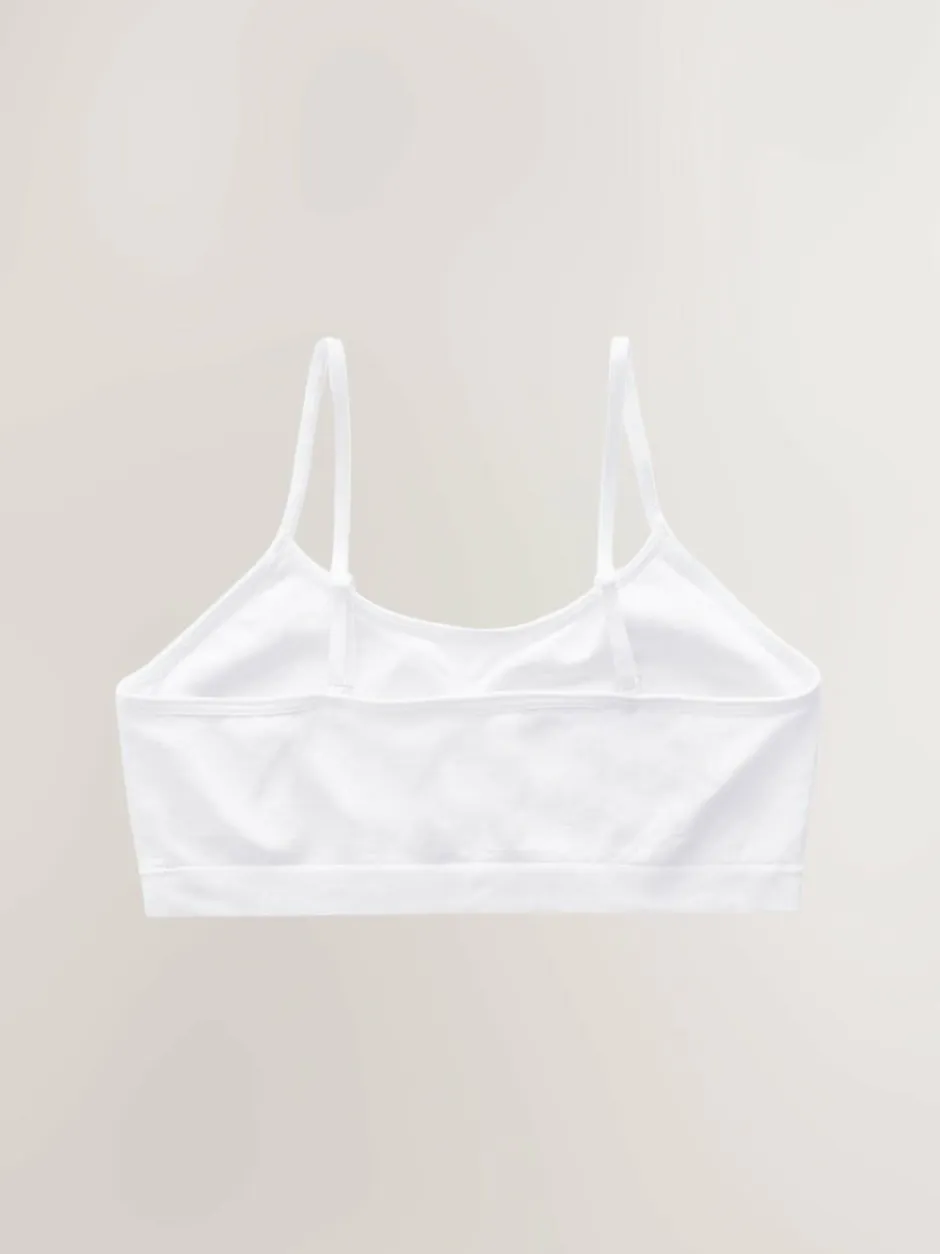 Next White Seam Free Crop Tops 2 Pack (7-16yrs) New