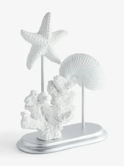 Next White Seashell Stand Bathroom Ornament New