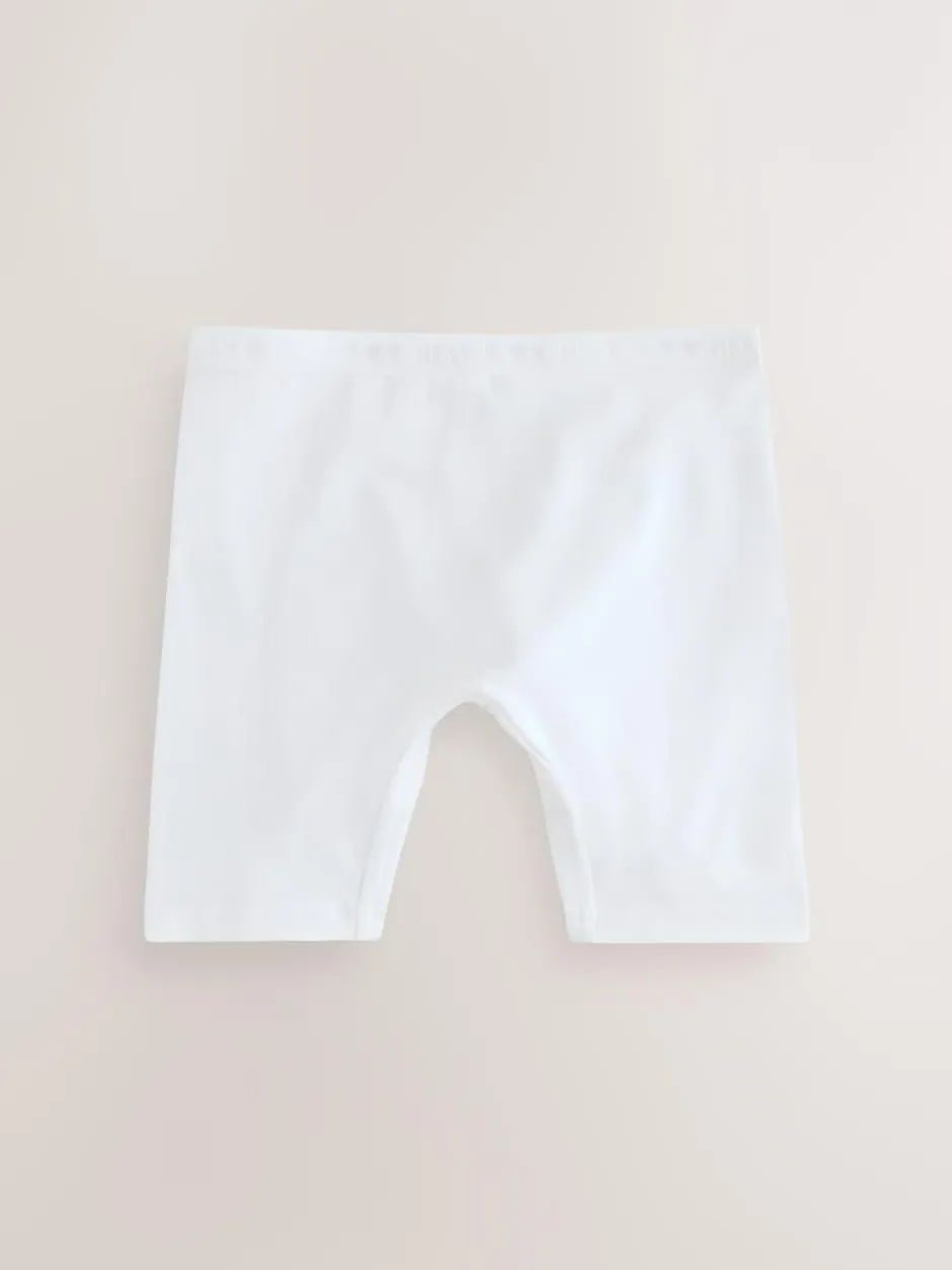 Next Shorts Long Leg Briefs 5 Pack (2-16yrs) White Sale