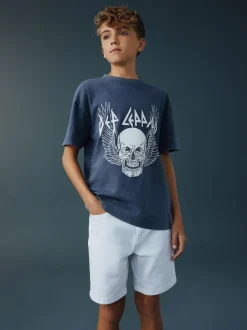 Next Single Denim Shorts (3-16yrs) White Discount