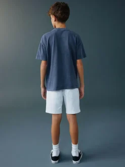 Next Single Denim Shorts (3-16yrs) White Discount