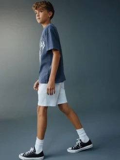 Next Single Denim Shorts (3-16yrs) White Discount