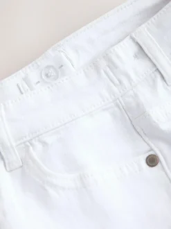 Next Single Denim Shorts (3-16yrs) White Discount
