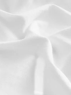Next Slim Fit 100% Cotton Layering T-Shirts 2 Pack White Online