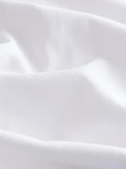 Next White Slim Fit 100% Cotton V-Neck Layering T-Shirts 10 Pack Sale